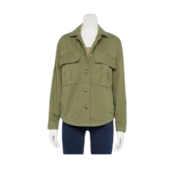 SO Army Green Chore Jacket/Shacket - Picture 2 of 9